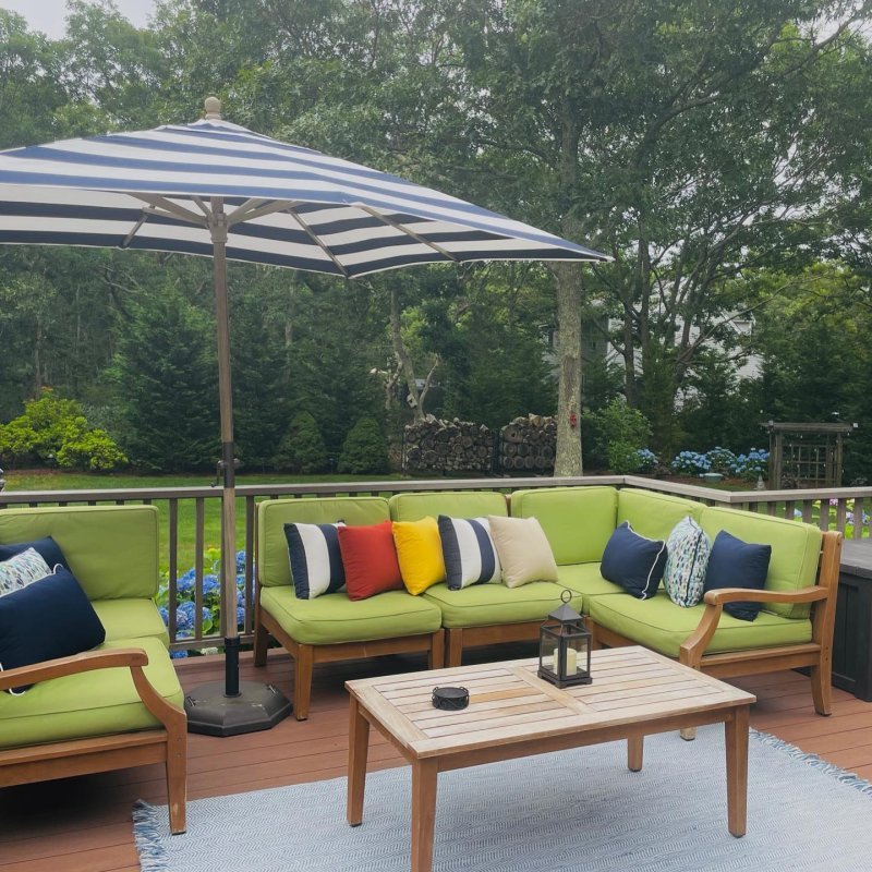 Waterproof Pillow Beach Stripe 45x45cm - Act Design Shop