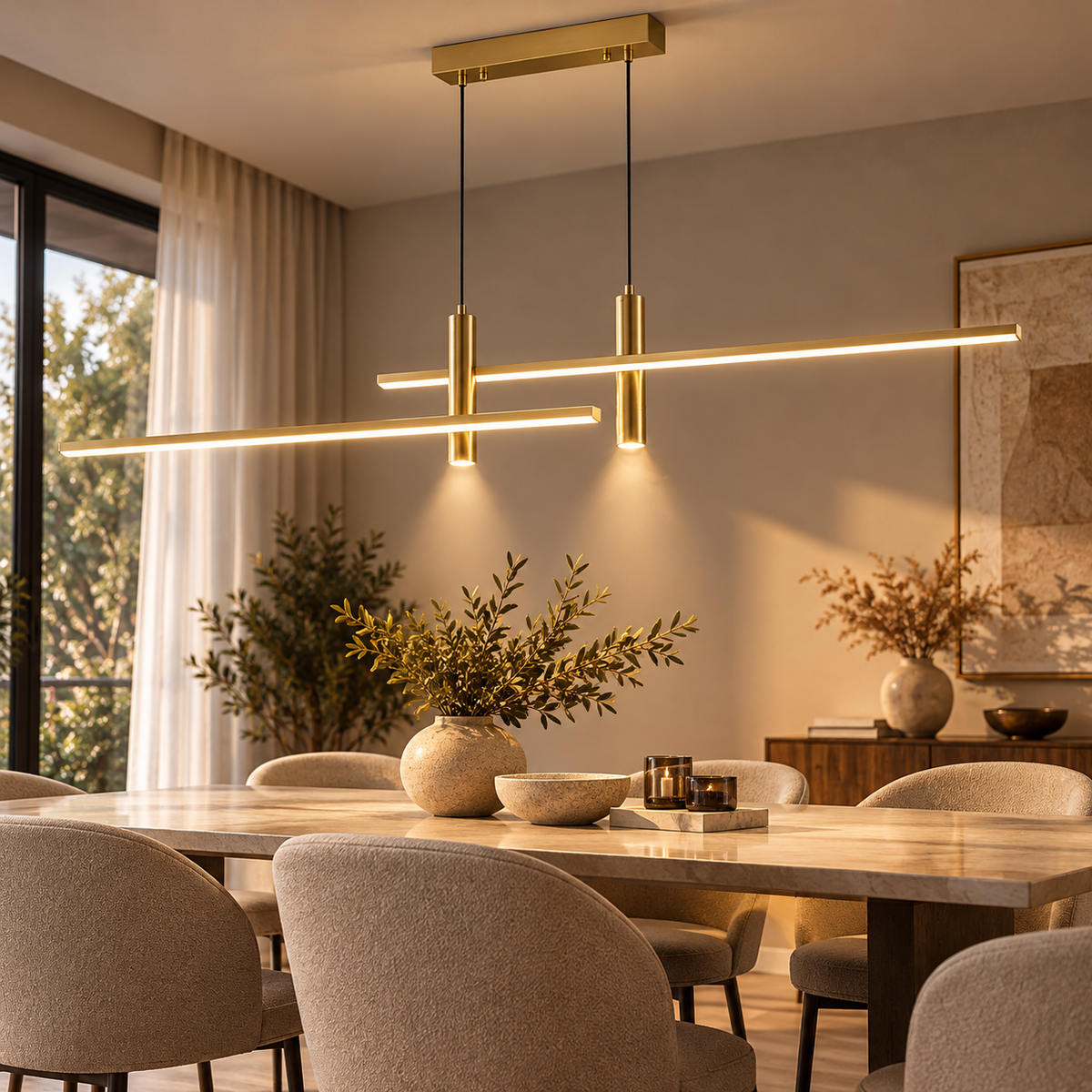 Modern Industrial LED Pendant Light