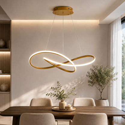 Moderne skandinavische Pendelleuchte – Kleeblatt-Design