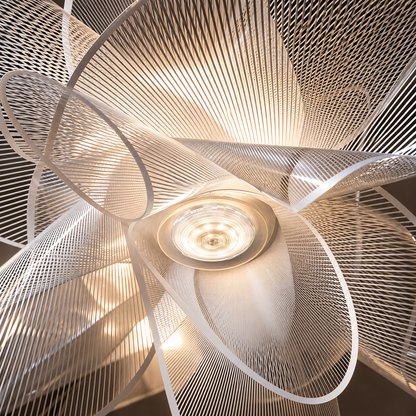 PETAL BLOOM – Moderne LED Hanglamp met Transparante Bloemblaadjes