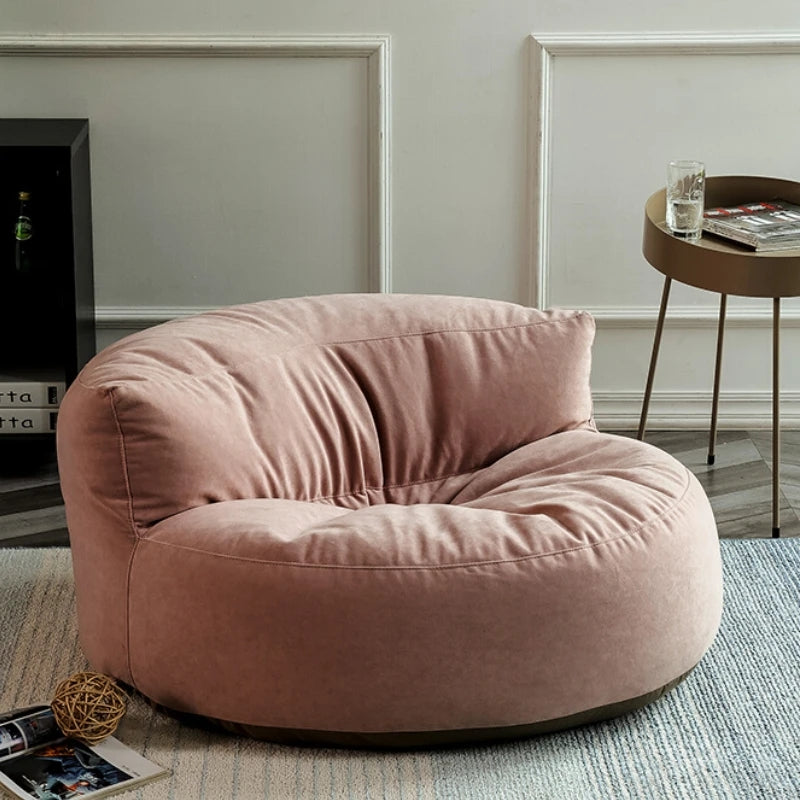 Beanbag Round Soft Velvet
