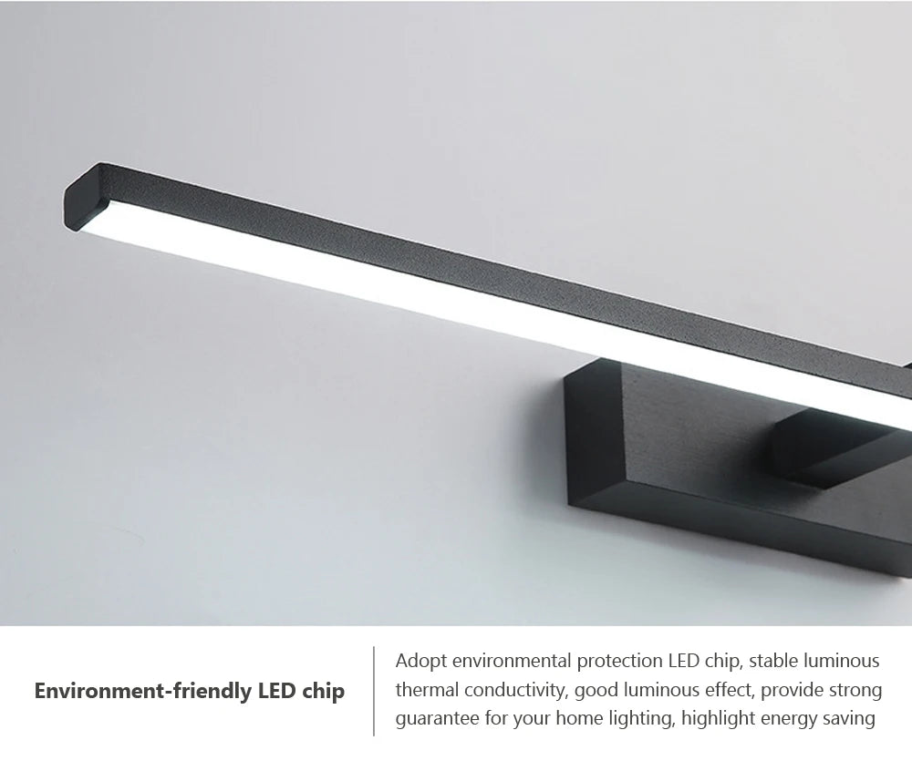Moderne LED-wandlamp Badkamer make-up licht Lijnlamp voor Badspiegel
