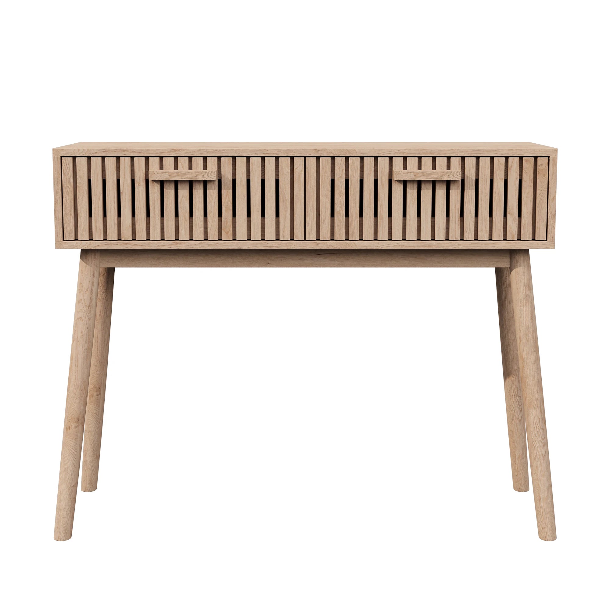 Konsolentisch mit zwei Schubladen – Eleganter Eingangstisch mit hohen Beinen