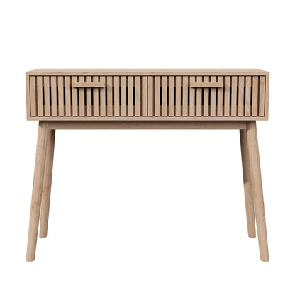 Konsolentisch mit zwei Schubladen – Eleganter Eingangstisch mit hohen Beinen