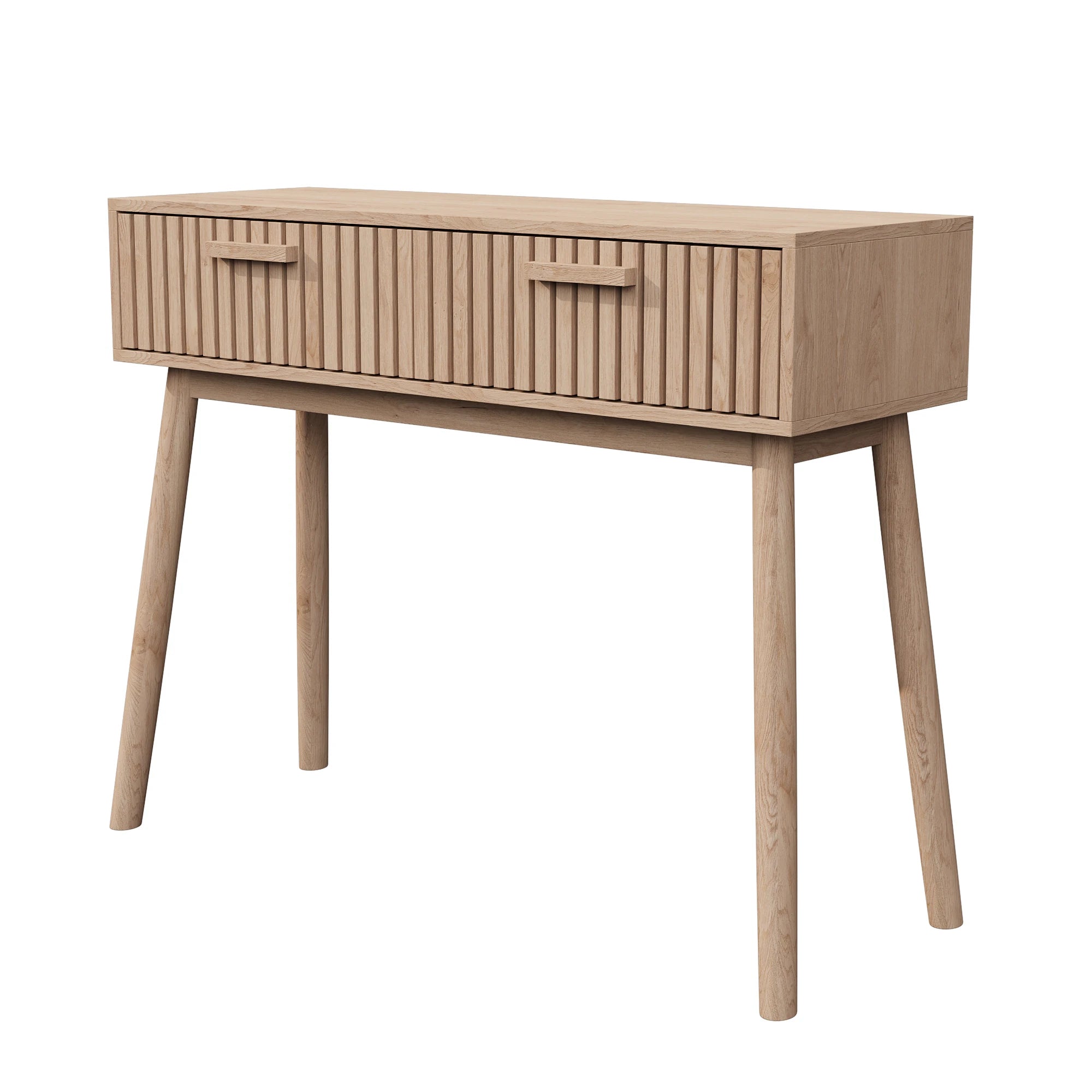 Konsolentisch mit zwei Schubladen – Eleganter Eingangstisch mit hohen Beinen