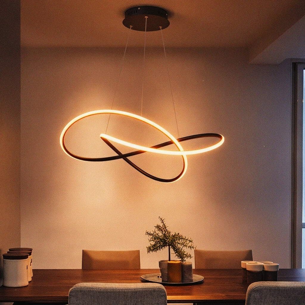 Moderne skandinavische Pendelleuchte – Kleeblatt-Design
