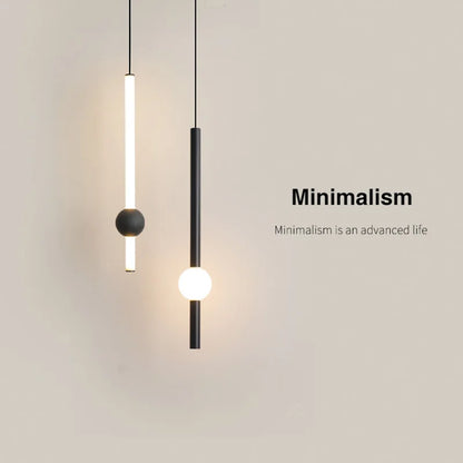 Minimalistische Nachttischleuchte – Moderne LED-Einflammenlampe