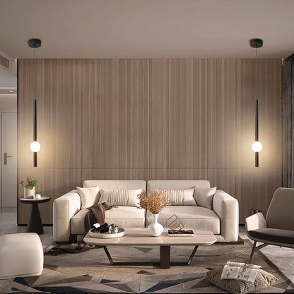 Minimalistische Nachttischleuchte – Moderne LED-Einflammenlampe