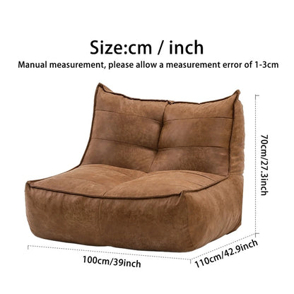 Wagner™ - Fauteuil Zitzak Modern Bruin Klassiek