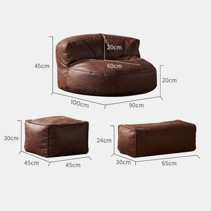 (Custom) Wagner - Beanbag Modern Round 100cm x 45cm