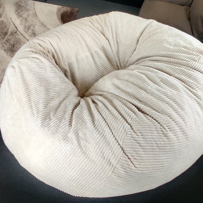 Big Mega XXL Beanbag Ribbed Fabric Included foam fillings