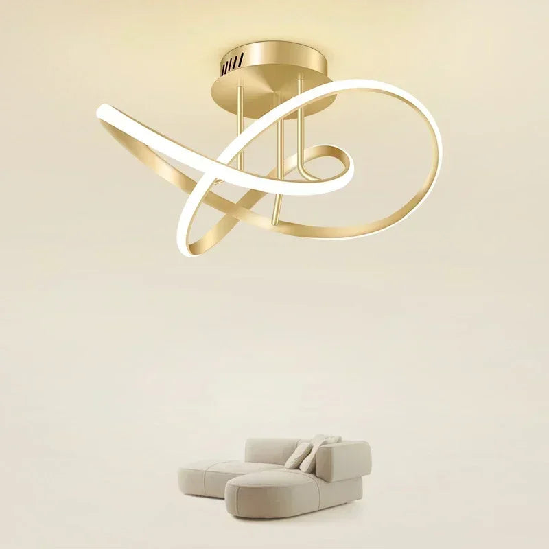 Modern LED Ceiling Chandelier - Stepless Dimming