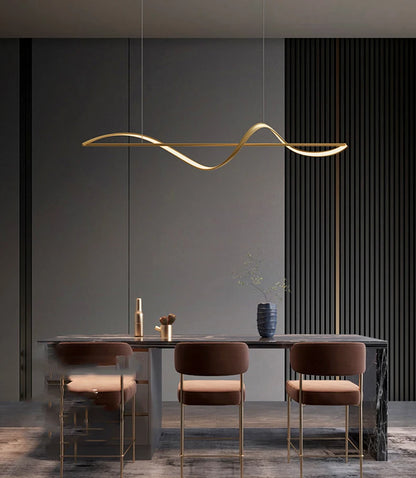 Modern Nordic LED Pendant Light - Adjustable Dining Room Chandelier