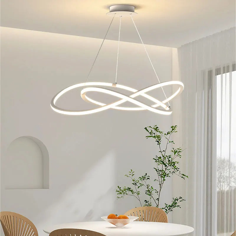 NIMBUS LED-hanglamp – Moderne dimbare kroonluchter voor eetkamer en slaapkamer | 50–60 cm
