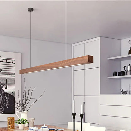 Nordic Wood Pendant Light – Warm, Natural & Modern LED Hanging Lamp