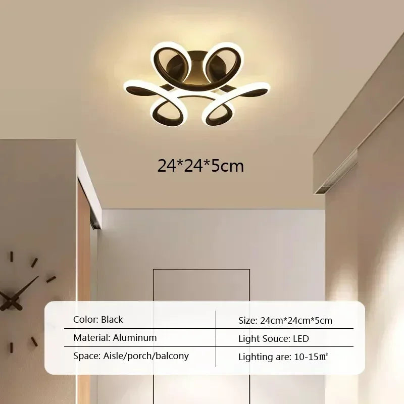 Modern LED Ceiling Chandelier - Stepless Dimming