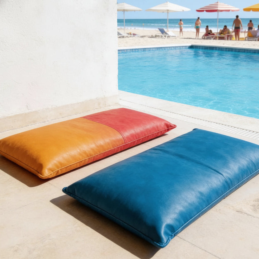 Beanbag sun lounger – Faux Leather | Multiple Colours | 70x180 & 140x180 cm