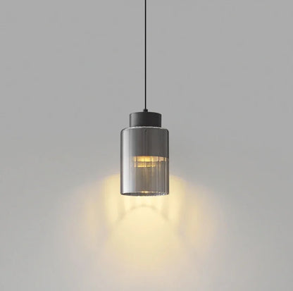 Nordic Glazen LED Hanglamp Zwart / Goud