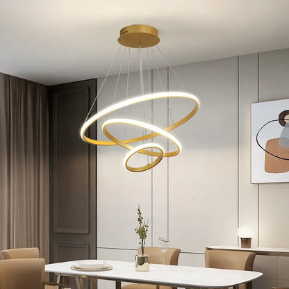 3 Rings Modern Led Ceiling Chandelier