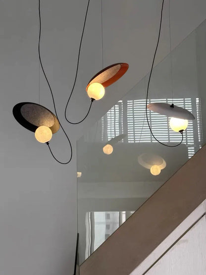 Moderne led-hanglamp met magneetbevestiging – Ø25 of Ø35 cm | Wit, zwart of rood