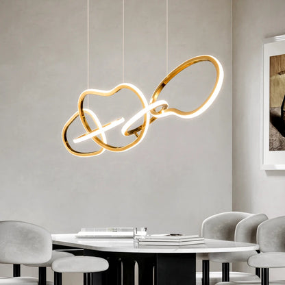 AURELIUS - Gouden Ring Eetkamer Hanglamp - Moderne LED