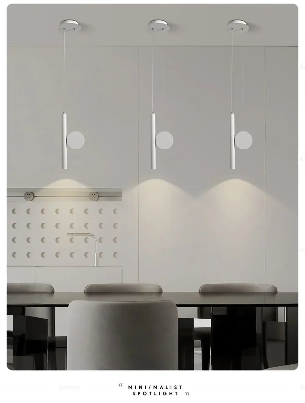 Moderne led-hanglamp met verstelbaar snoer – zwart aluminium