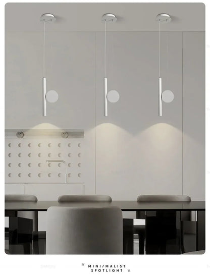 Moderne led-hanglamp met verstelbaar snoer – zwart aluminium