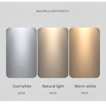 Minimalistische glazen led-hanglamp zwart