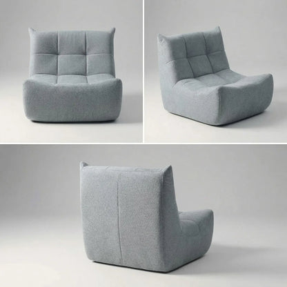 Wagrex Relaxsessel – Loungesessel mit hochdichtem Schaumstoff, Chenille-Stoff, 96x71,5x77cm