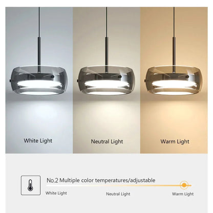Glas-Pendelleuchte – Moderner LED-Kronleuchter für Wohn- und Essbereich