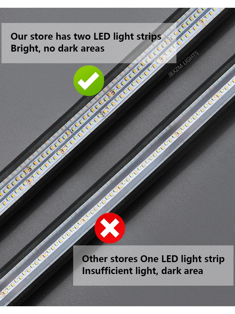 Moderner linearer LED-Kronleuchter – Minimalistische Pendelleuchte für Kücheninsel und Esszimmer