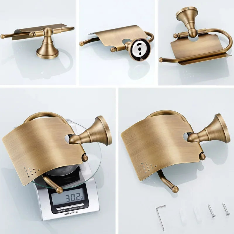 Modern Brass Bathroom Accessories Set – Elegant & Durable