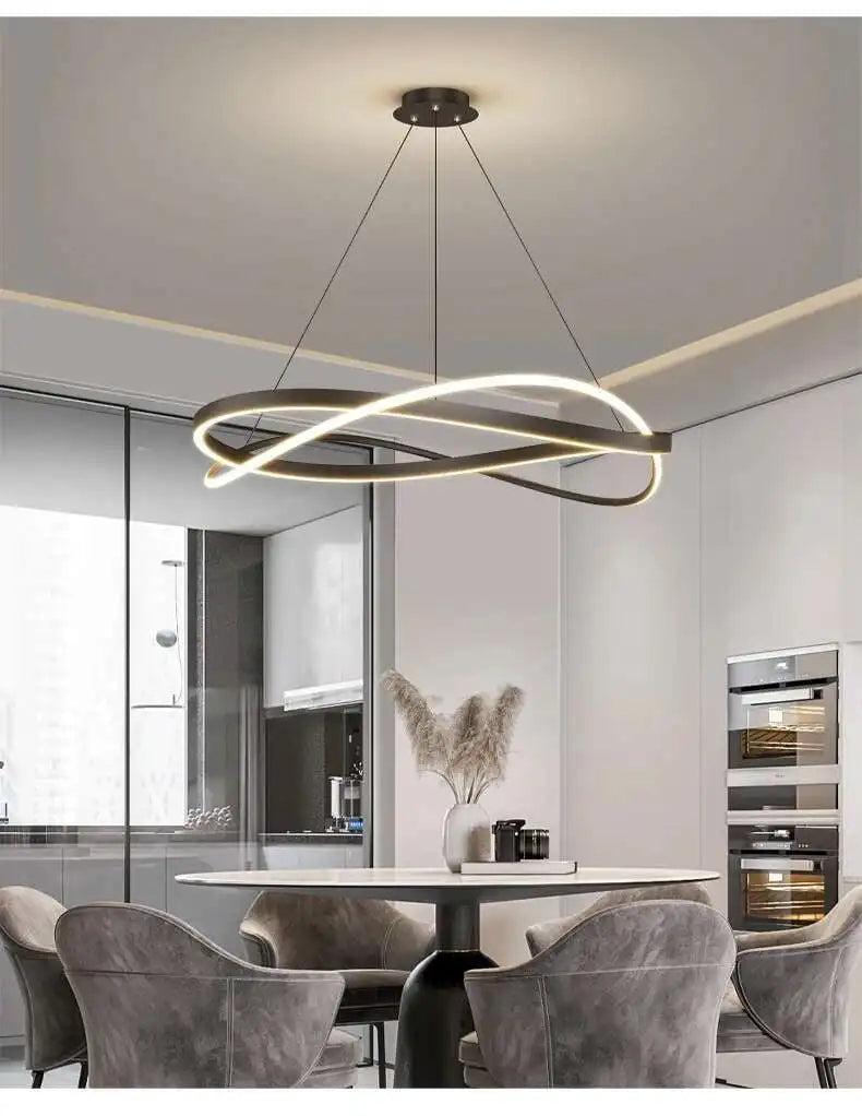 Cluster Pendant Light - Modern LED Bar Chandelier