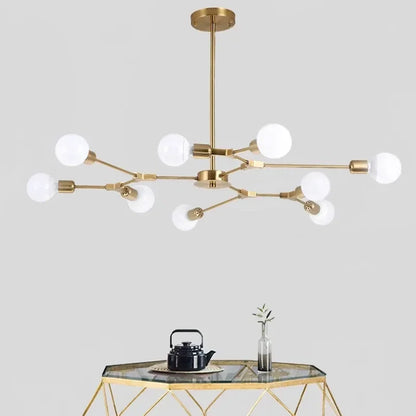 Sputnik Chandelier - Modern Art Deco Molecular Ceiling