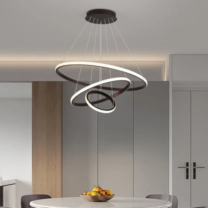 3 Rings Modern Led Ceiling Chandelier