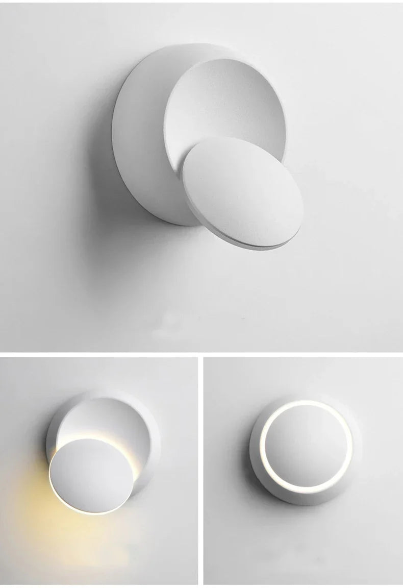 LED-wandlamp 350° draaibaar – Moderne wandverlichting voor binnen