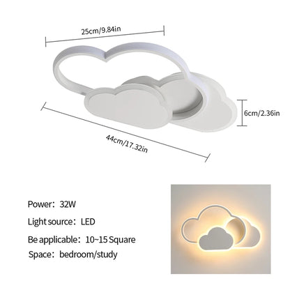 Kids Room Cloud Ceiling Light 32W - LED