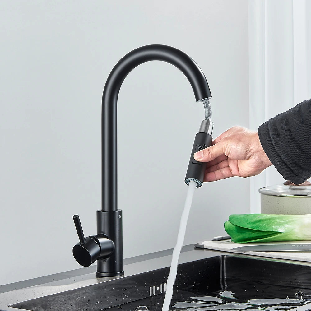 Keukenkraan met Uittrekbare Sproeikop - Keuken Mengkraan