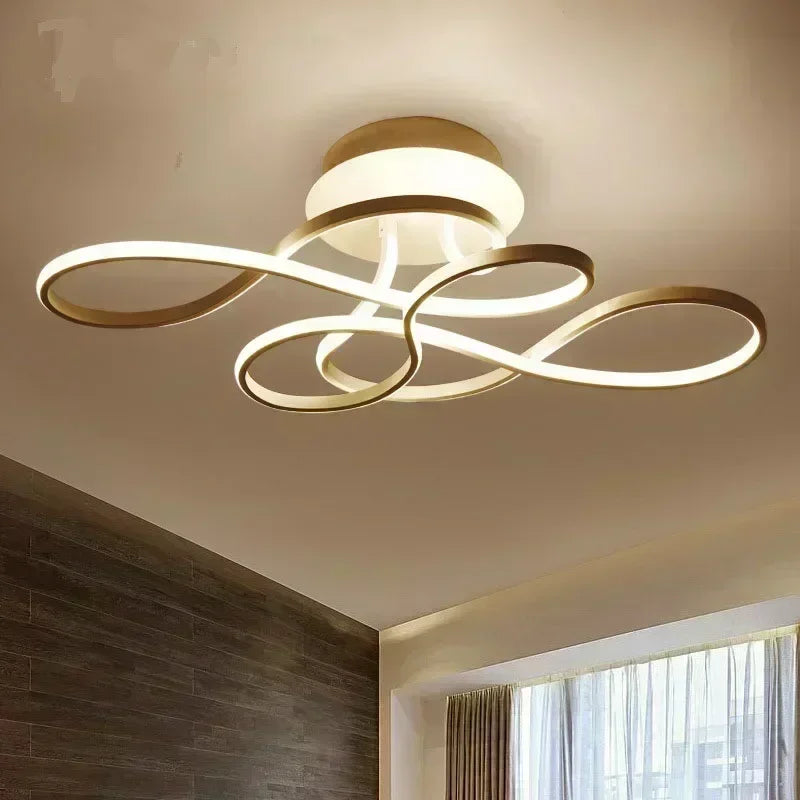 Modern LED Ceiling Chandelier - Stepless Dimming