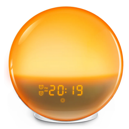 Sunrise Alarm Clock with Wake-Up Light - Digital Clock with FM Radio and Night Light