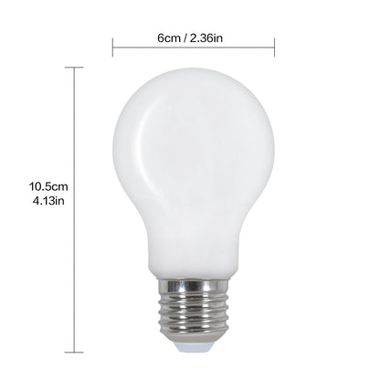 E27 LED Edison Glühbirne 4W Vintage Retro Filamentlampe ST64 Amber Glas Warmweiß 3000K 430LM Energiesparend Antik Schraubsockel Dekorative Glühbirne