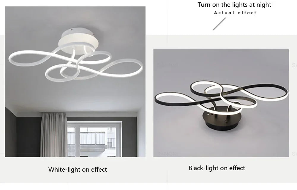 Modern LED Ceiling Chandelier - Stepless Dimming