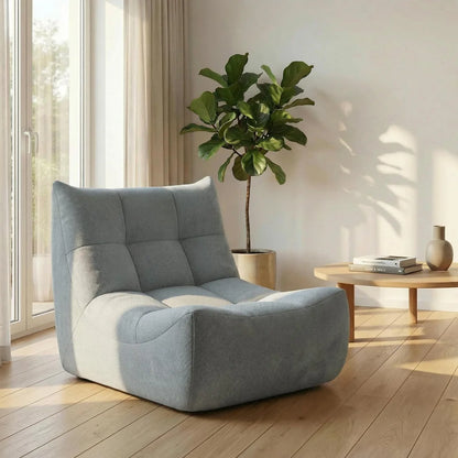 Wagrex Relaxsessel – Loungesessel mit hochdichtem Schaumstoff, Chenille-Stoff, 96x71,5x77cm