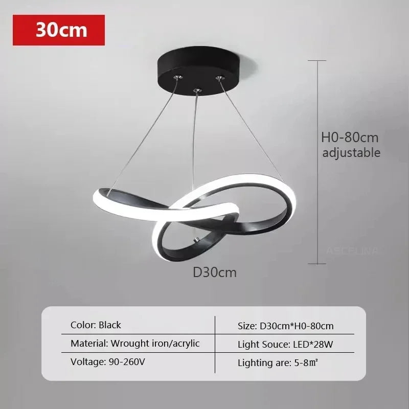 Compact Clover Design LED Ceiling Light