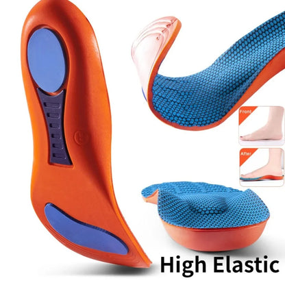 Sport Insoles - Orthopedic Shoe Inserts with Shock Absorption & Breathable Cushioning for Men & Women