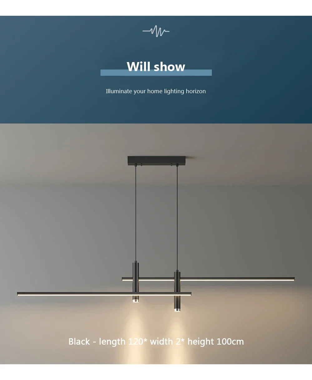 Modern Industrial LED Pendant Light