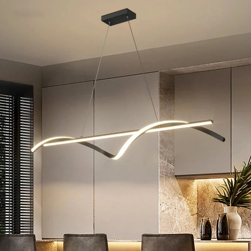 Moderne LED-Pendelleuchte für Küche und Esszimmer