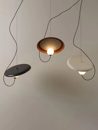 Moderne led-hanglamp met magneetbevestiging – Ø25 of Ø35 cm | Wit, zwart of rood