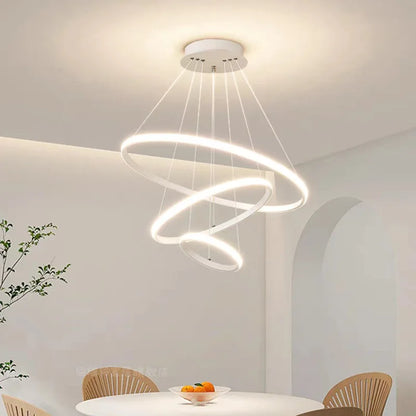 3 Rings Modern Led Ceiling Chandelier