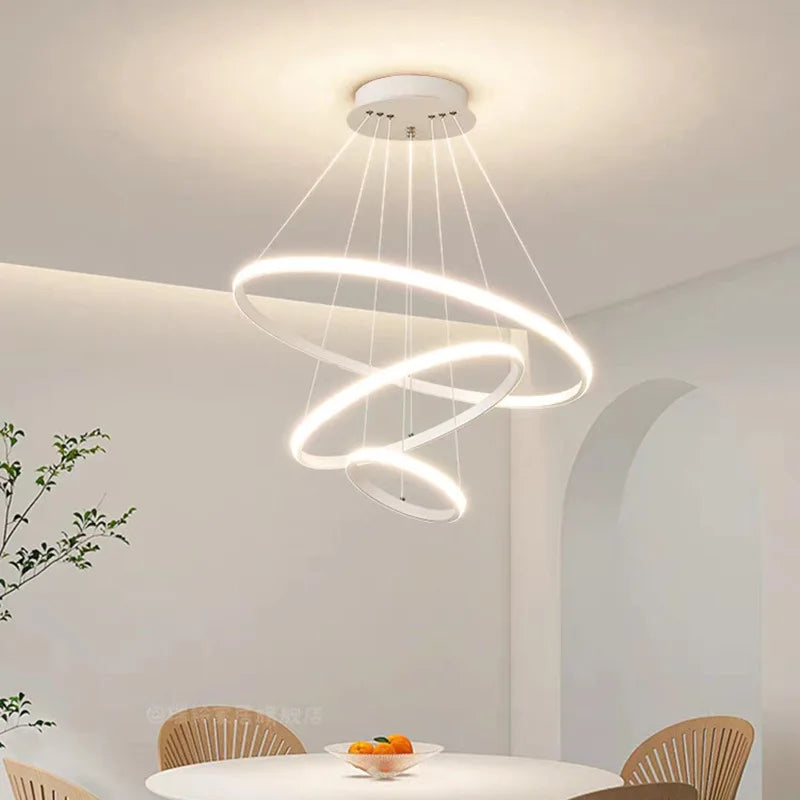 3 Rings Modern Led Ceiling Chandelier